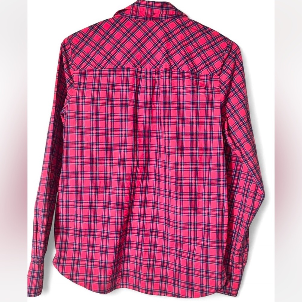 J. Crew Vibrant Plaid Button Down Shirt - Picture 5 of 6
